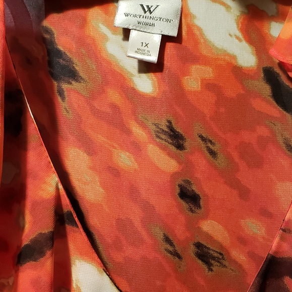 Worthington Women Sleeveless Blouse - Picture 3 of 4